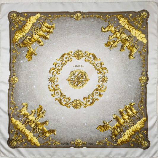 Hermès Paris vintage silk scarf