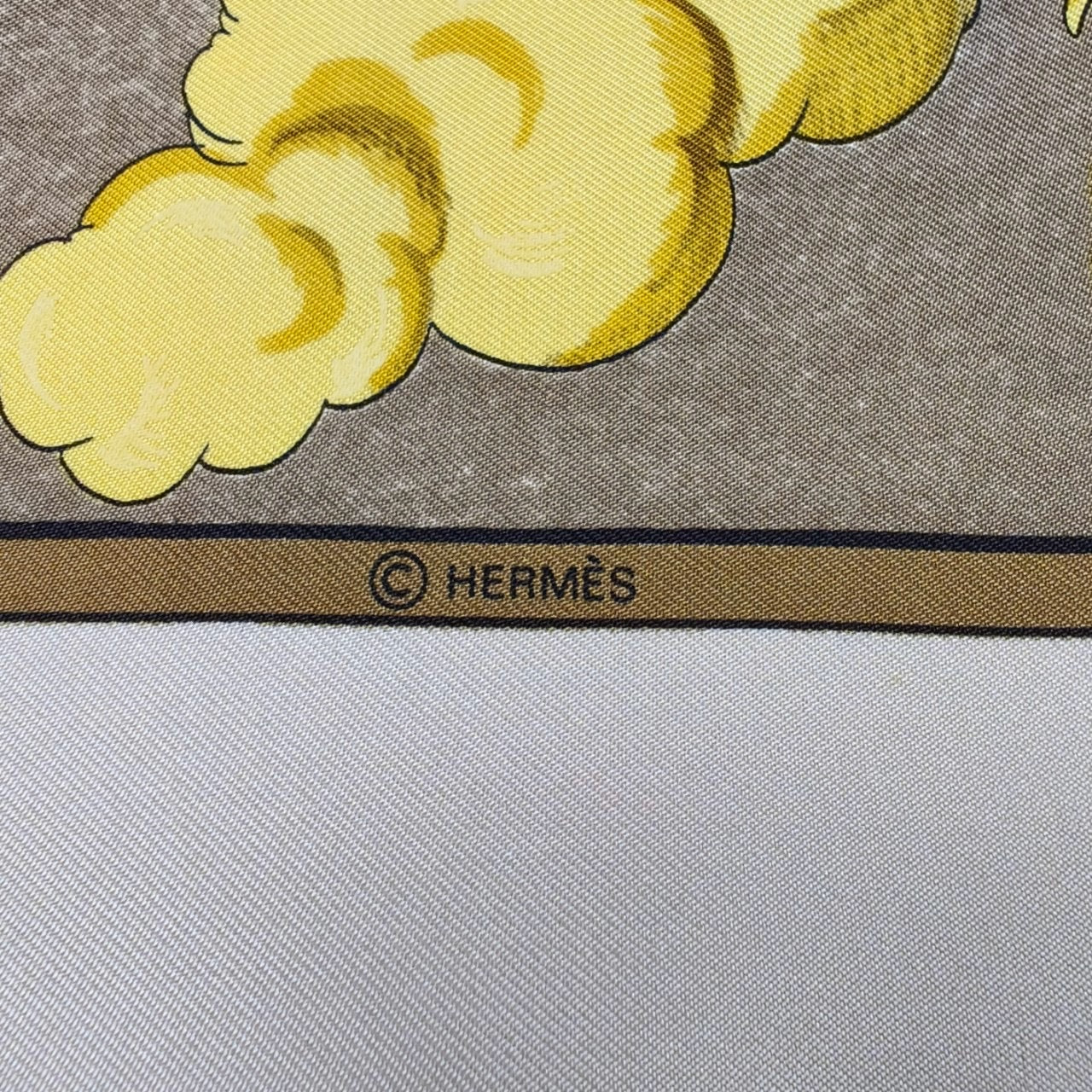 Hermès Paris vintage silk scarf