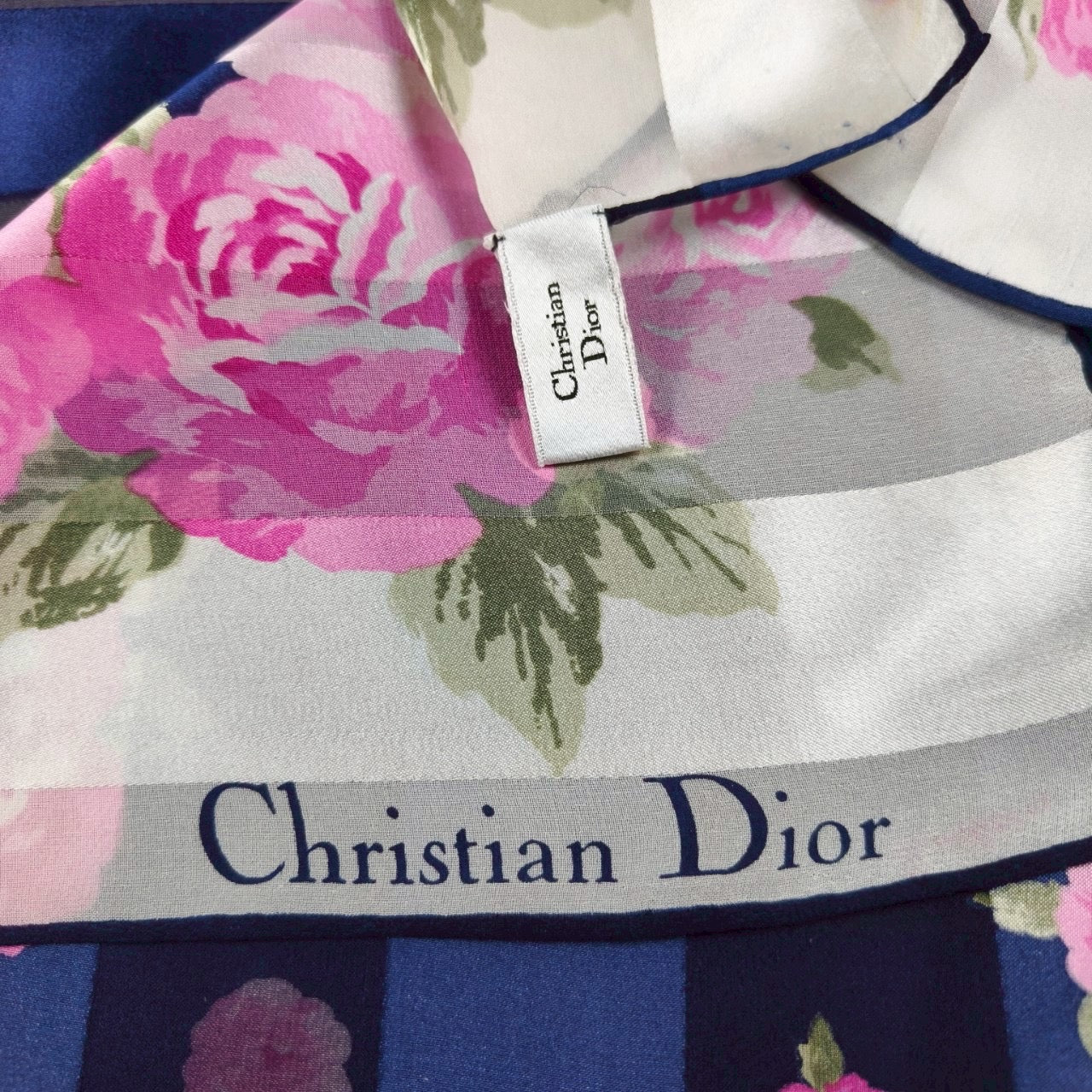 Christian Dior Vintage silk scarf